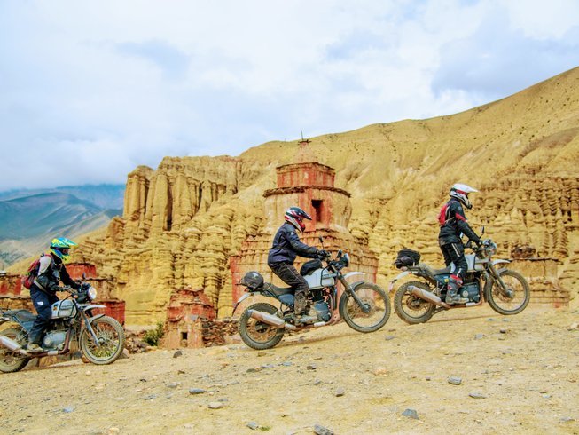 Upper Mustang motorcycle expedition